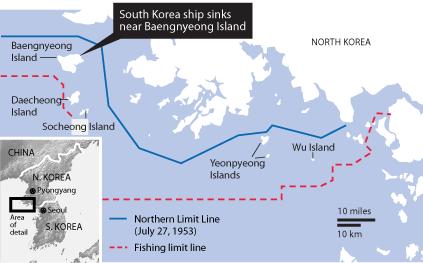 韓艦艇疑遭朝鮮魚雷擊中下沉韓國發(fā)炮彈回擊